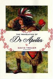 Front cover of The translation of Dr Apelles by David Treuer
