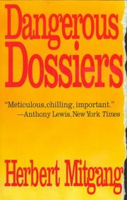 Cover of Dangerous Dossiers by Herbert Mitgang