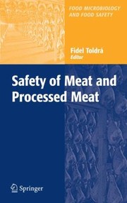 Front cover of Safety Of Meat And Processed Meat by Fidel Toldra