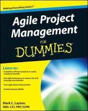 Cover of Agile Project Management For Dummies by Mark C. Layton