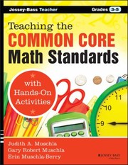 Front cover of Teaching the Common Core Math Standards with HandsOn Activities Grades 35 by Gary Robert Muschla