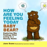 Front cover of How are You Feeling Today Baby Bear by Jane Evans