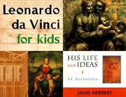 Front cover of Leonardo da Vinci for kids by Janis Herbert