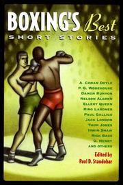 Cover of Boxing's best short stories by Paul D. Staudohar