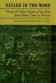 Front cover of Exiled in the word by Jerome Rothenberg