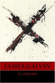 Cover of X by James Galvin