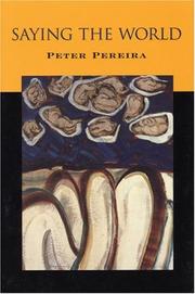 Cover of Saying the world by Pereira, Peter