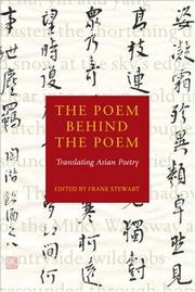 Cover of The Poem Behind the Poem by Frank Stewart