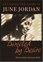 Cover of Directed by desire by June Jordan