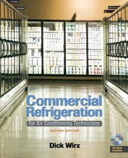 Cover of Commercial Refrigeration for Air Conditioning Technicians With CDROM by Dick Wirz