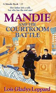 Cover of Mandie and the courtroom battle by Lois Gladys Leppard