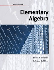 Cover of Beginning Algebra Class Test Edition by Laura J. Bracken