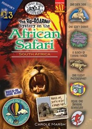 Front cover of The RipRoaring Mystery on the African Safari
            
                Around the World in 80 Mysteries Paperback by Carole Marsh