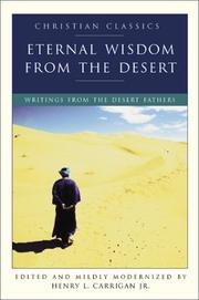 Front cover of Eternal Wisdom from the Desert by Henry L. Carrigan