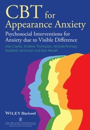 Cover of CBT for Appearance Anxiety by Alex Clarke
