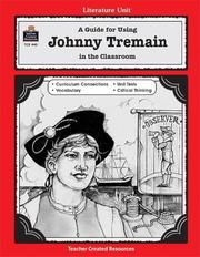 Cover of A Guide for Using Johnny Tremain in the Classroom by JEAN HAACK