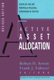 Cover of Active Asset Allocation by Robert D. Arnott