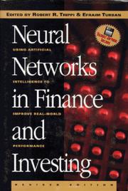 Cover of Neural networks in finance and investing by Robert R. Trippi