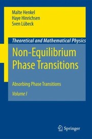 Front cover of NonEquilibrium Phase Transitions Volume I
            
                Theoretical and Mathematical Physics by Haye Hinrichsen