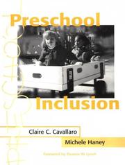 Front cover of Preschool inclusion by Claire C. Cavallaro