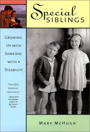 Cover of Special siblings by Mary McHugh