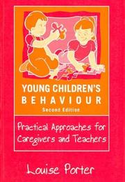 Cover of Young children's behaviour by Louise Porter