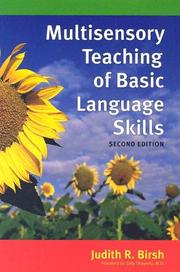 Front cover of Multisensory Teaching Of Basic Language Skills by Judith R. Birsh
