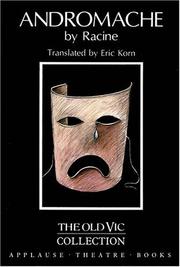 Front cover of Jean Racine's Andromache by Jean Racine