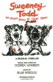 Cover of Sweeney Todd by Stephen Sondheim