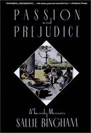 Front cover of Passion and prejudice by Sallie Bingham