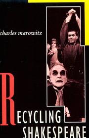 Cover of Recycling Shakespeare by Charles Marowitz