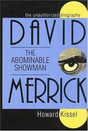 Front cover of David Merrick, the abominable showman by Howard Kissel