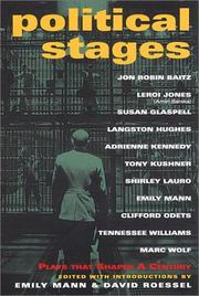 Front cover of Political stages by Emily Mann