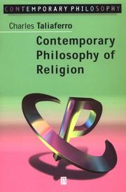 Cover of Contemporary Philosophy of Religion by Charles Taliaferro