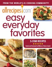 Front cover of Allrecipescom Easy Everyday Favorites by Allrecipes.com