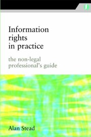 Cover of Information Rights in Practice by Alan Stead