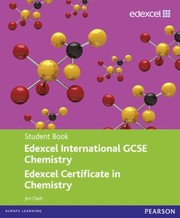 Front cover of Edexcel IGCSE Chemistry Student Book with ActiveBook CD by Jim Clark