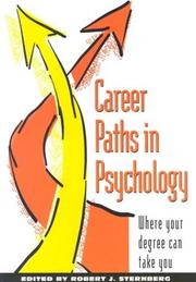 Cover of Career paths in psychology by Unknown