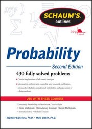 Front cover of Schaums Outline of Probability Second Edition
            
                Schaums Outlines by Seymour Lipschutz