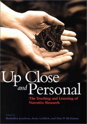 Cover of Up close and personal by Ruthellen Josselson