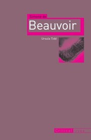 Front cover of Simone De Beauvoir by Ursula Tidd