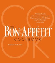 Front cover of The Bon Appetit Cookbook Special by Barbara Fairchild