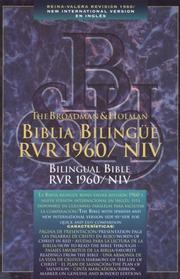 Front cover of Biblia bilingüe (Revisión Reina-Valera 1960 / New International Version) Bilingual Bible (encuadernación en cuero) by Unknown