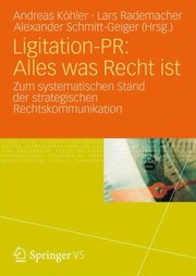 Cover of LitigationPR Alles Was Recht Ist by Lars Rademacher