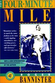 Cover of The four-minute mile by Roger Bannister