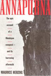Cover of Annapurna-conquest of the first 8000 metre peak by Maurice Herzog