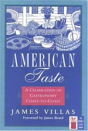 Cover of American Taste by James Villas