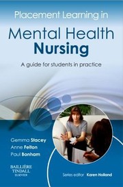 Front cover of Placement Learning in Mental Health Nursing by Anne Felton
