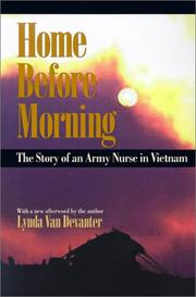 Cover of Home before morning by Lynda Van Devanter