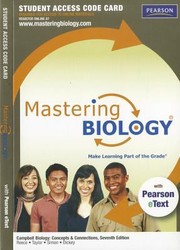 Front cover of Masteringbiology with Pearson Etext  Standalone Access Card  For Campbell Biology by Eric J. Simon